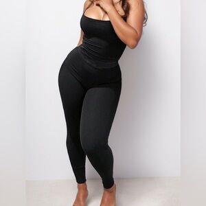 Set Tube Top and Pants Set Black